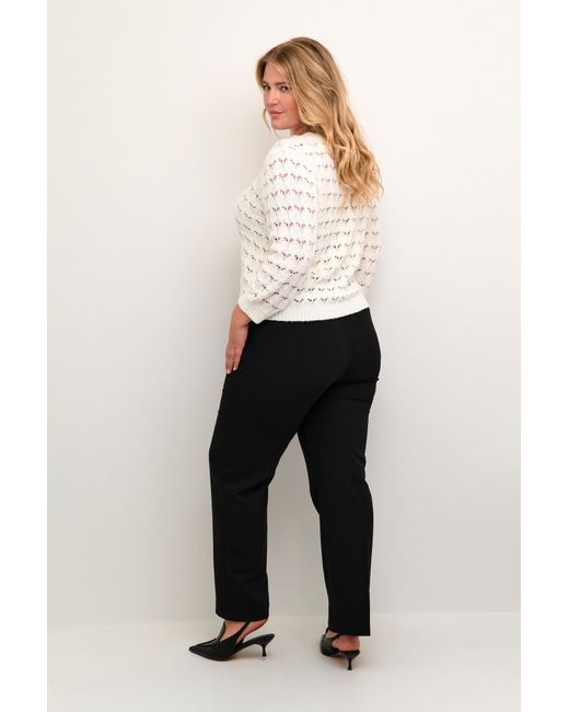 Kaffe White Pullover Helena