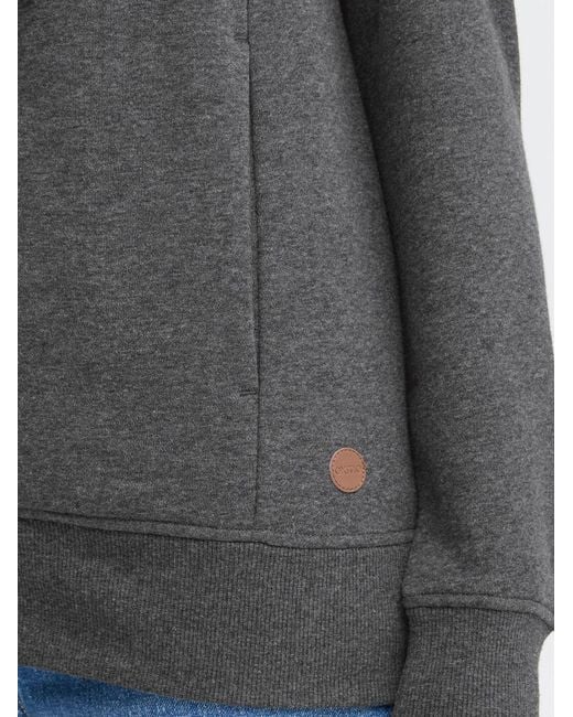 Oxmo Gray Kapuzensweatjacke Oxmille