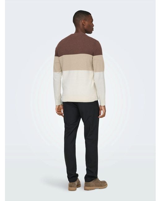 Only & Sons Pullover Onsrex in Multicolor für Herren