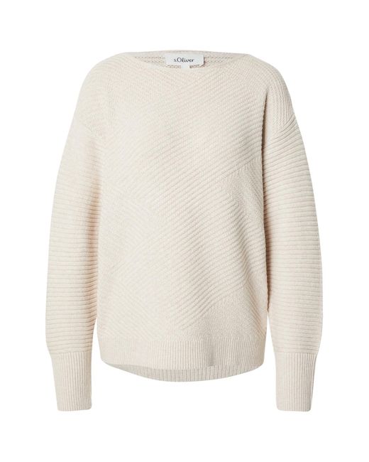 S.oliver White Pullover