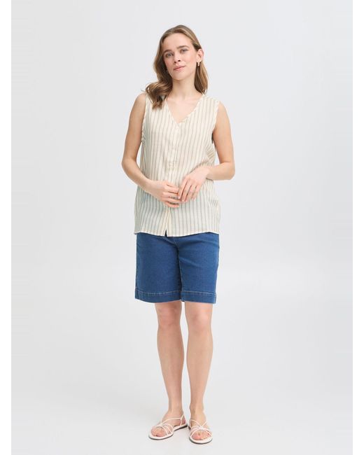 Fransa Natural Shirttop Fralyssa