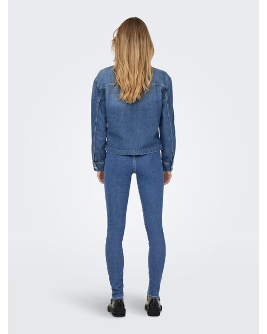 ONLY Blue Jacke 'Onlmika'