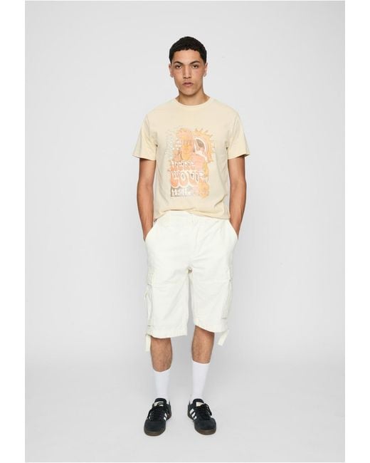 BRANDIT Cargoshorts in Pink für Herren