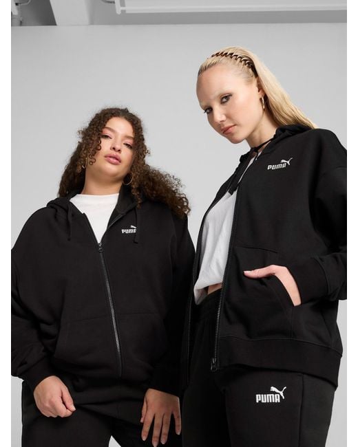 PUMA Black Sweatjacke 'Ess No. 1'