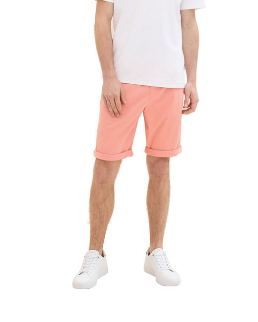 Tom Tailor Shorts in Pink für Herren