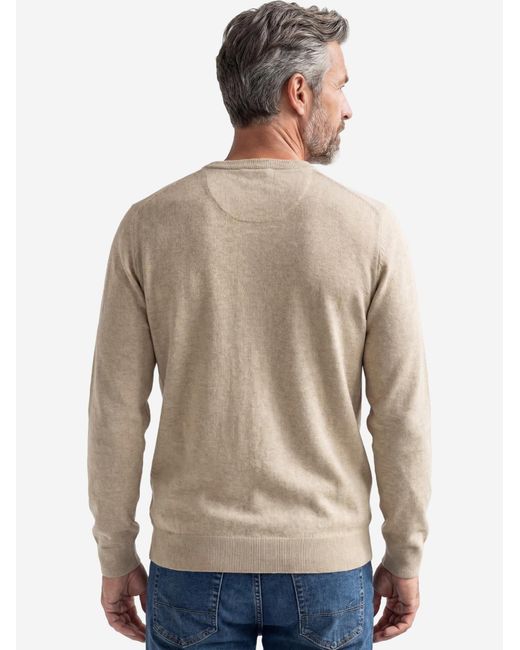 Redmond Pullover Basic in Natural für Herren