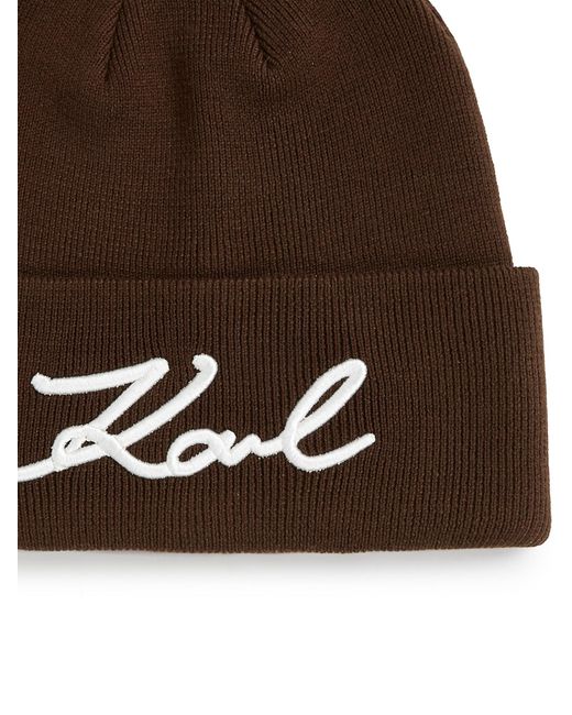 Karl Lagerfeld Brown Mütze