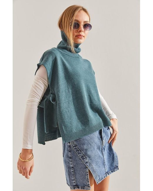 Bianco Lucci Blue Pullunder