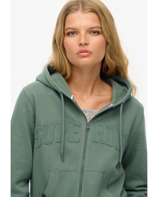 Superdry Green Sweatjacke 'Essentials'