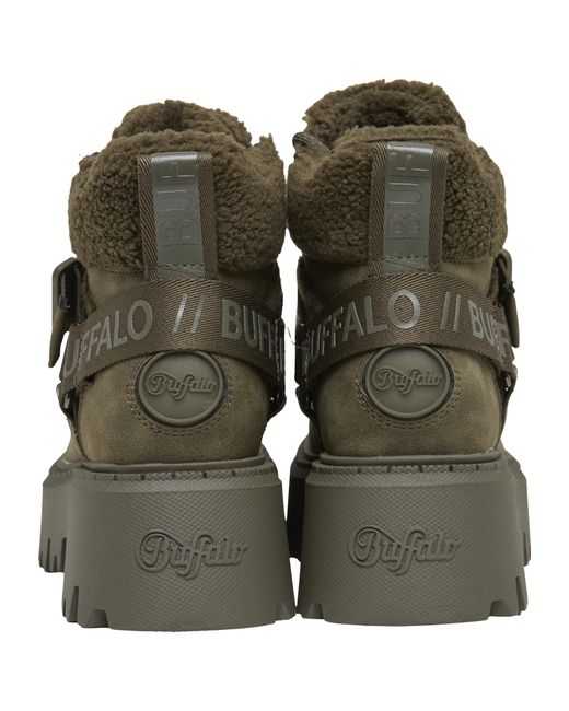 Buffalo Green Schnürstiefelette Aspen Com
