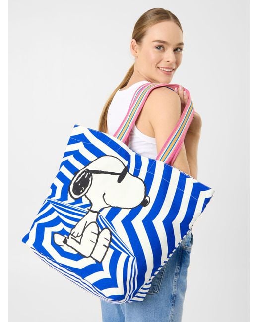Codello Blue Shopper Mit Snoopy-Print