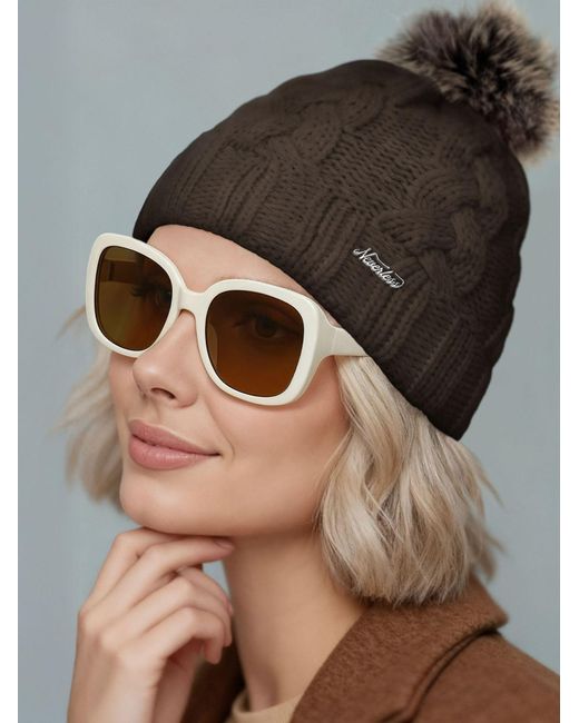 Neverless Brown Mütze Katy