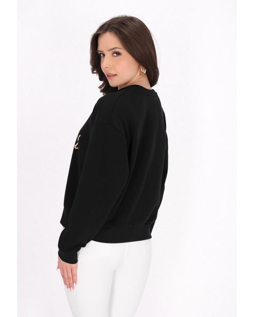 faina Black Sweatshirt Fashion Look