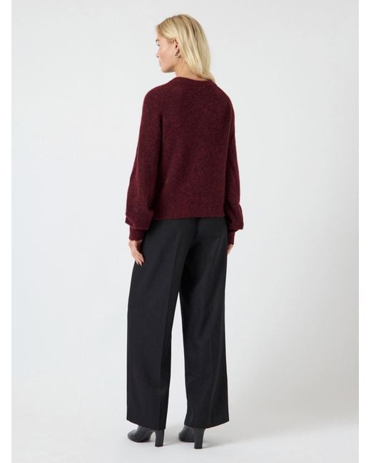 Y.A.S Purple Strickjacke Johi