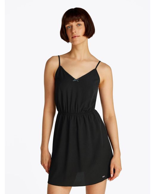 Tommy Hilfiger Black Kleid 'Essential'