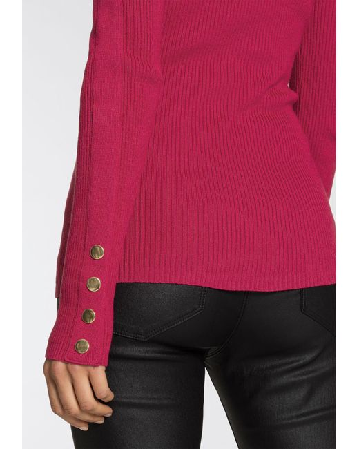 melrose Red Pullover