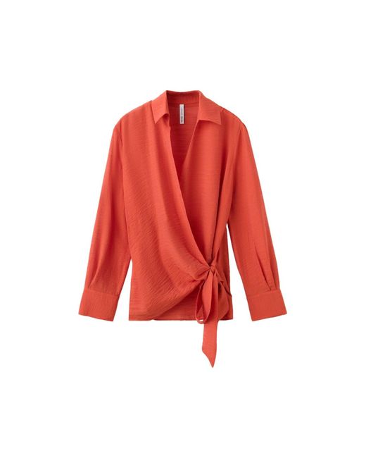 Mango Red Bluse Caperu