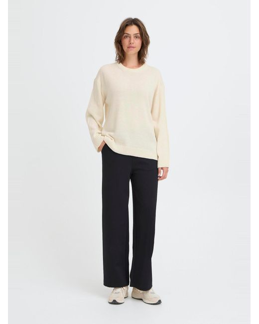 Oxmo White Strickpullover