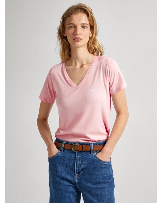 Pepe Jeans Pink T-shirt 'lorette'