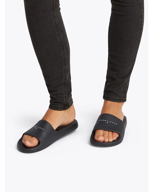 Tommy Hilfiger Black Pantolette