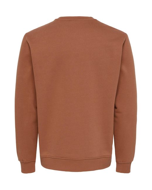 Only & Sons Sweatshirt Onsconnor in Brown für Herren