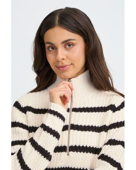 Fransa Multicolor Pullover Kamia