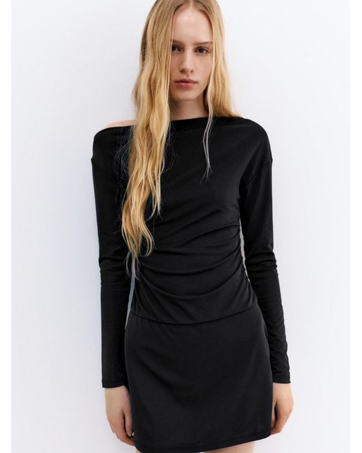 Pull&Bear Black Kleid