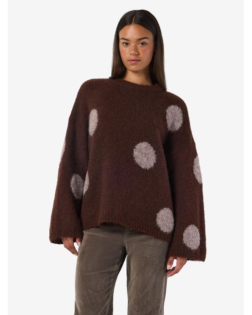Noisy May Brown Pullover Sutton