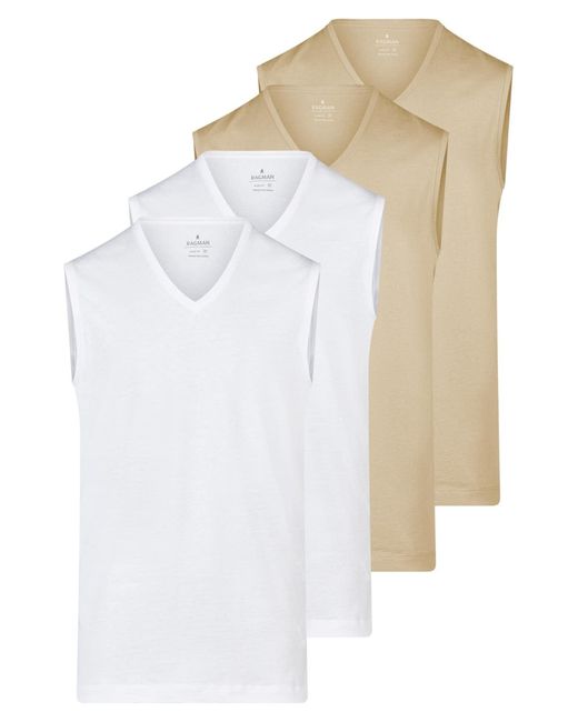 RAGMAN Unterhemd Basic in White für Herren