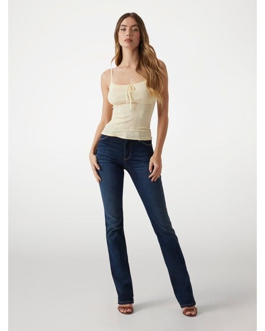 Guess Yellow Stricktop