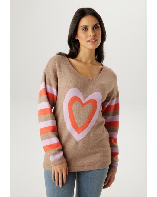 Aniston SELECTED Multicolor Pullover