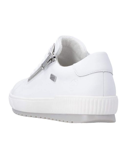 Remonte White Sneaker Low Basic