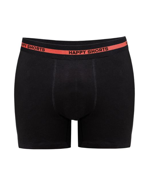 HAPPY SHORTS Boxershorts in Black für Herren