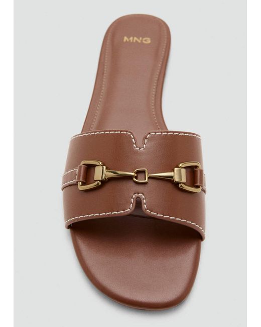 Mango White Sandale