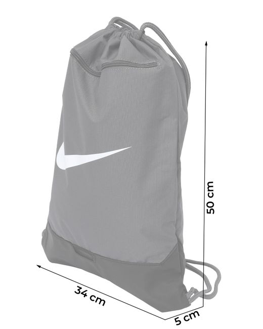 Nike Sportturnbeutel Brasilia in Gray für Herren