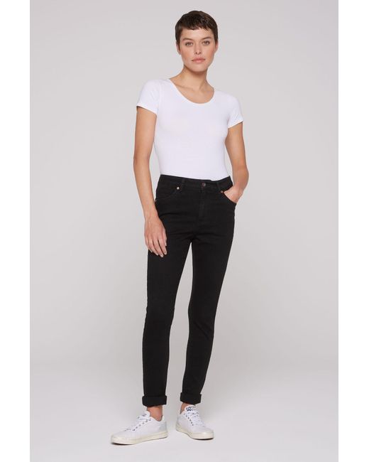SOCCX Black Jeans Al:Ice Slim Fit