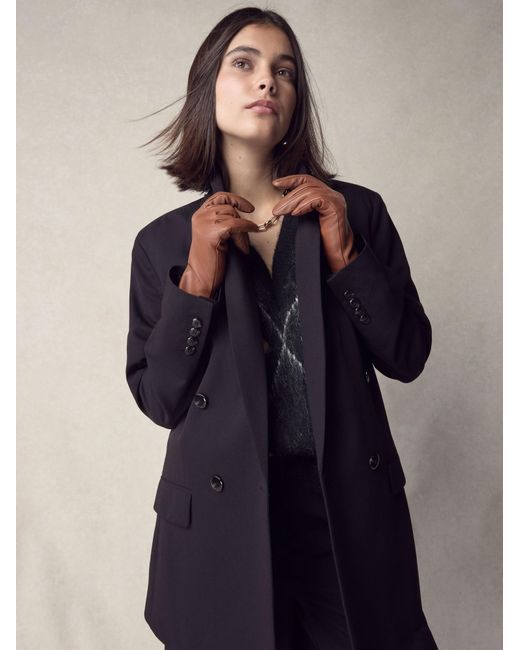 Next Brown Fingerhandschuhe