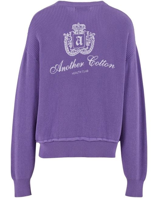 Another Cotton Lab Pullover in Purple für Herren