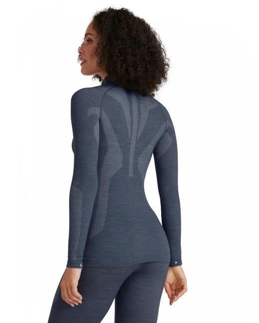 Falke Blue Base Layer