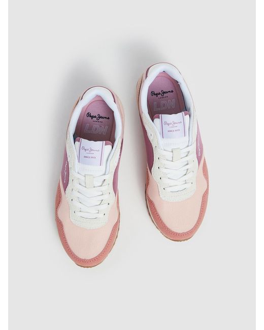 Pepe Jeans Pink Sneaker 'london urban'
