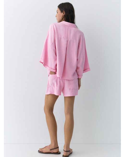 Pull&Bear Pink Bluse Pacific