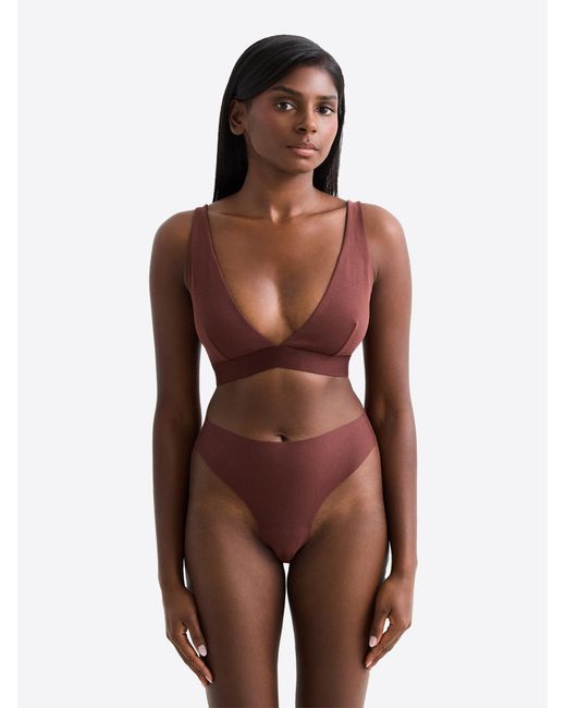 erlich textil Brown String