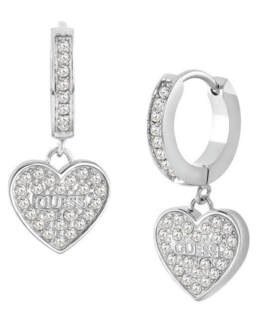 Guess Metallic Ohrringe Huggie Me