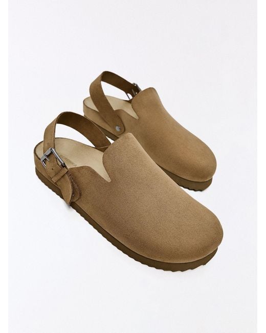 Bershka Clogs in Brown für Herren