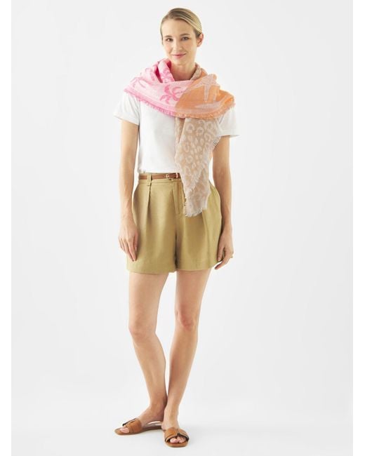 Codello Pink Jacquard-Schal