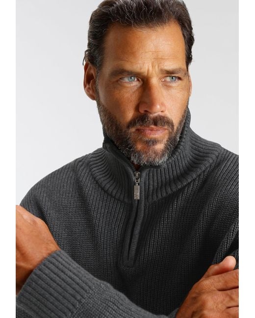 H.i.s. Pullover in Gray für Herren