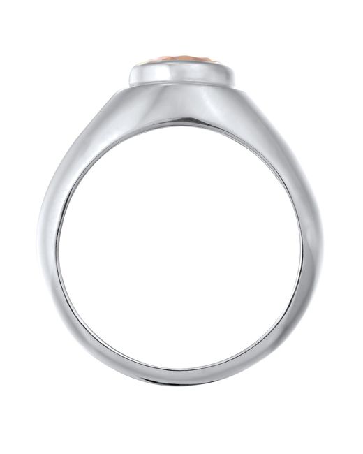 Kuzzoi Ring in White für Herren