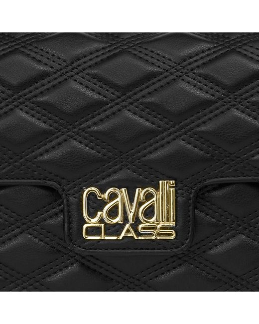 Roberto Cavalli Black Handtasche Amanda