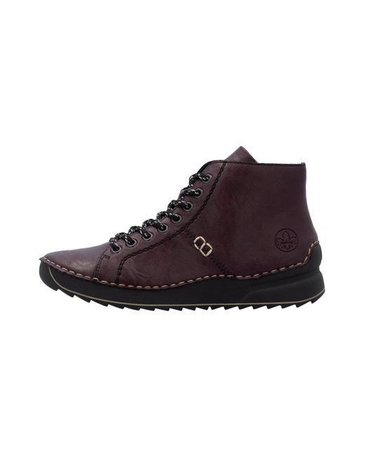 Rieker Purple Schnürstiefelette