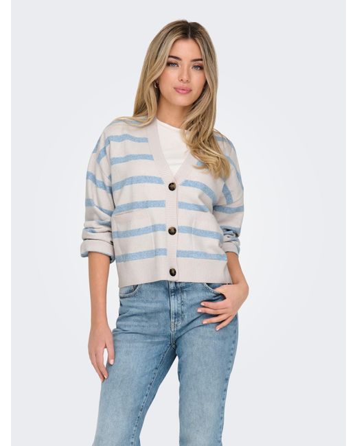 ONLY Blue Strickjacke 'Onlama'